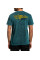 Футболка Affliction Oil Change SS Tee Teal Black Lava Tint
