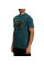 Футболка Affliction Oil Change SS Tee Teal Black Lava Tint
