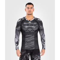 Рашгард Venum Gorilla Jungle Rashguards Long Sleeves Black White