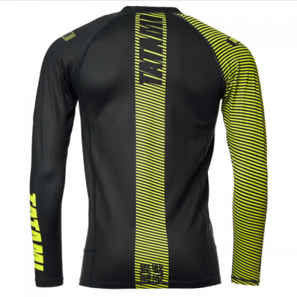 Рашгард Tatami Essential 3.0 Long Sleeve Rash Guard Black Yellow