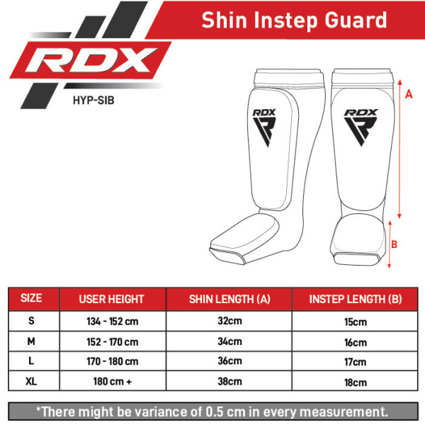 Захист гомілки RDX Hosieri Shin Instep Guard Black White