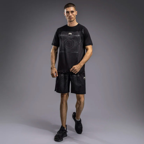 Футболка Venum G-Fit Air Men's Dry-Tech T-Shirt Deep Black Desert Sand