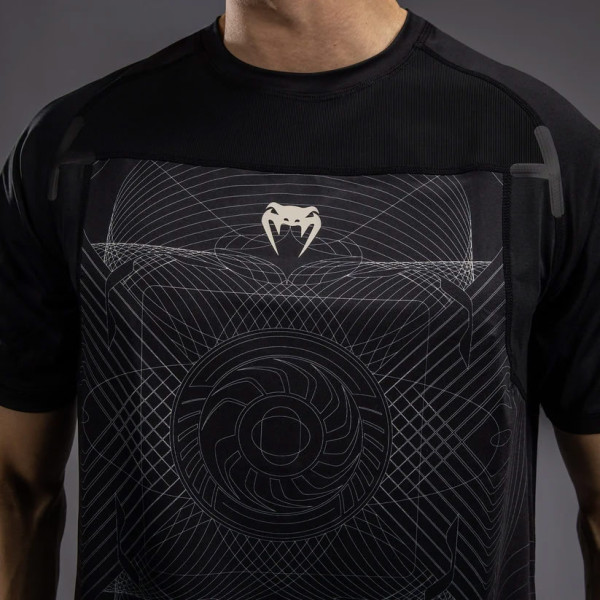 Футболка Venum G-Fit Air Men's Dry-Tech T-Shirt Deep Black Desert Sand