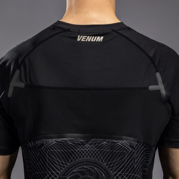 Футболка Venum G-Fit Air Men's Dry-Tech T-Shirt Deep Black Desert Sand