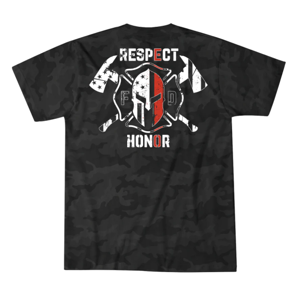 Футболка Howitzer Respect Fire Shortsleeve Tee Black Camo