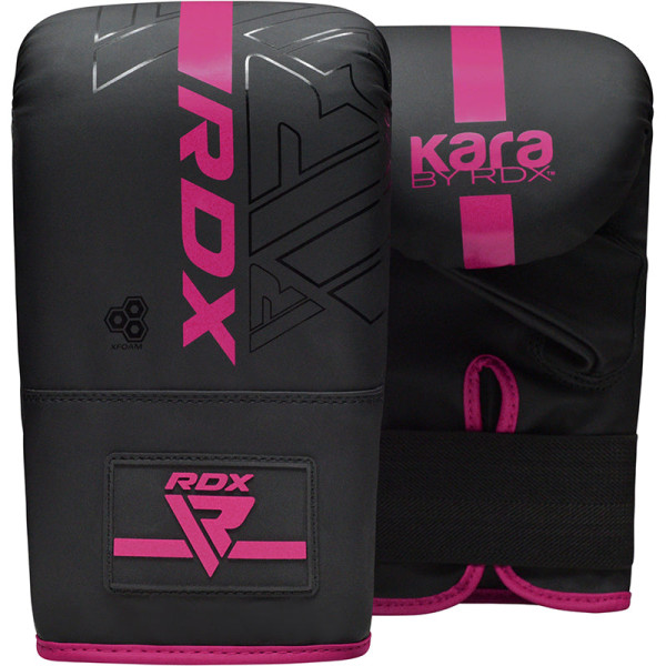 Снарядні рукавиці RDX F6 Kara Black Pink