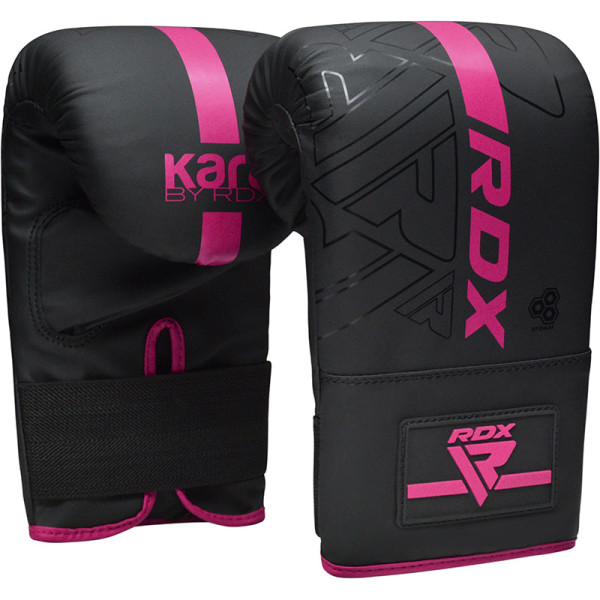 Снарядні рукавиці RDX F6 Kara Black Pink
