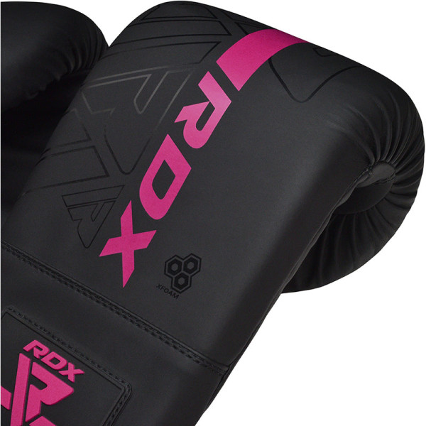 Снарядні рукавиці RDX F6 Kara Black Pink