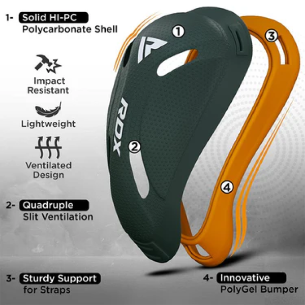 Захист паху RDX Cx Polygel Groin Cup Orange