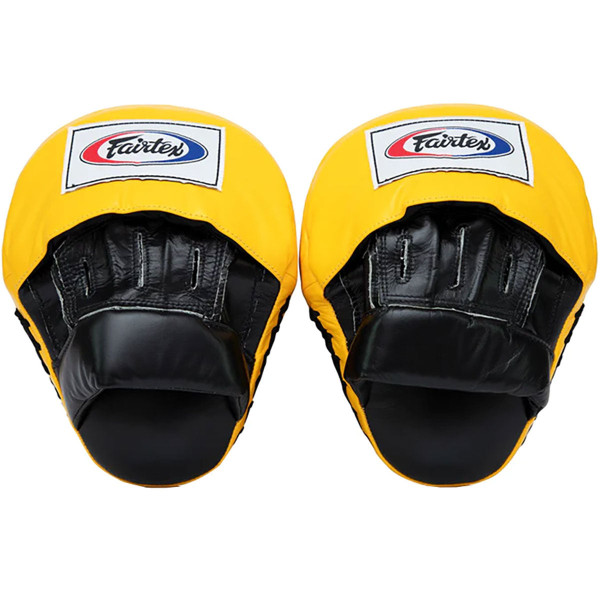 Лапи Fairtex FMV9 Ultimate Contured Focus Mitts Black Yellow