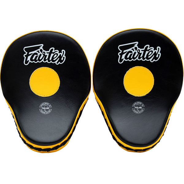Лапи Fairtex FMV9 Ultimate Contured Focus Mitts Black Yellow