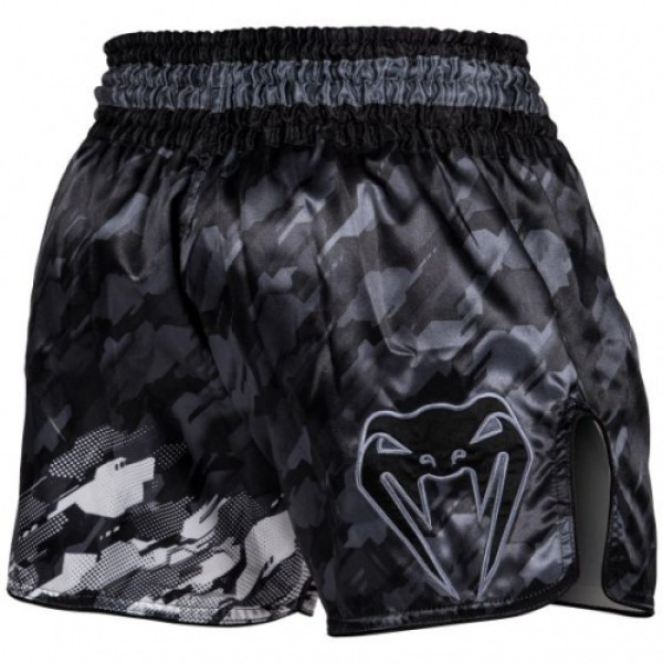 Шорти для тайсього боксу Venum Tecmo Muay Thai Shorts Dark Grey