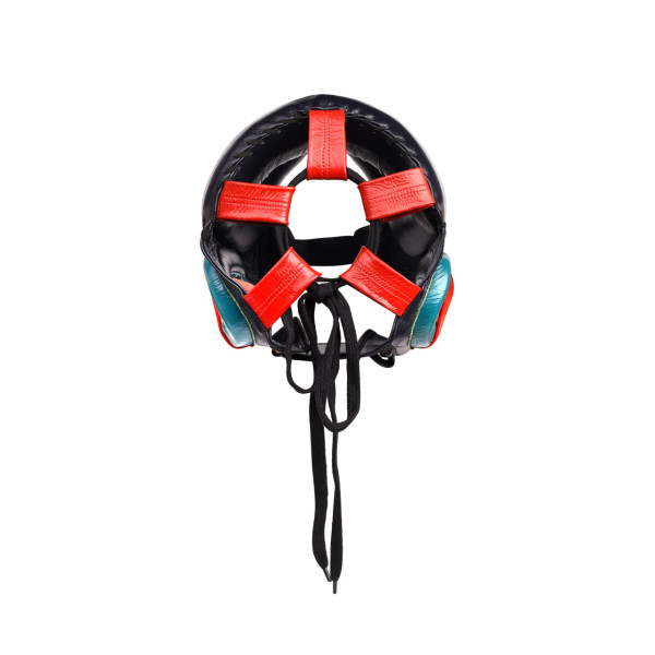 Боксерський шолом Peresvit Momentum 2.0 Leather Armor Plating Headgear Deep Blue