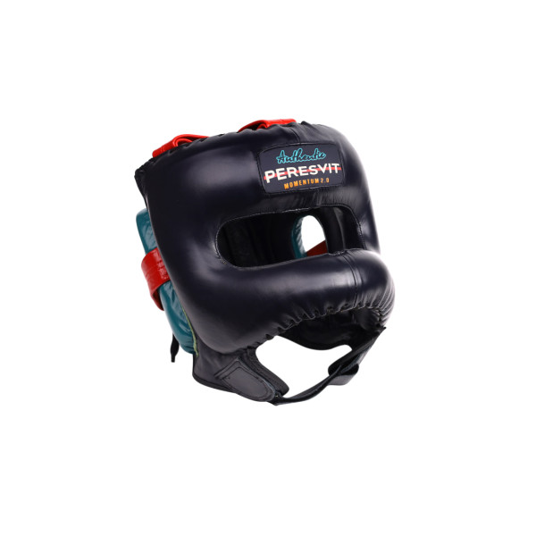 Боксерський шолом Peresvit Momentum 2.0 Leather Armor Plating Headgear Deep Blue