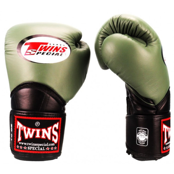 Боксерські рукавиці Twins Boxing Gloves BGVL11 Olive Black