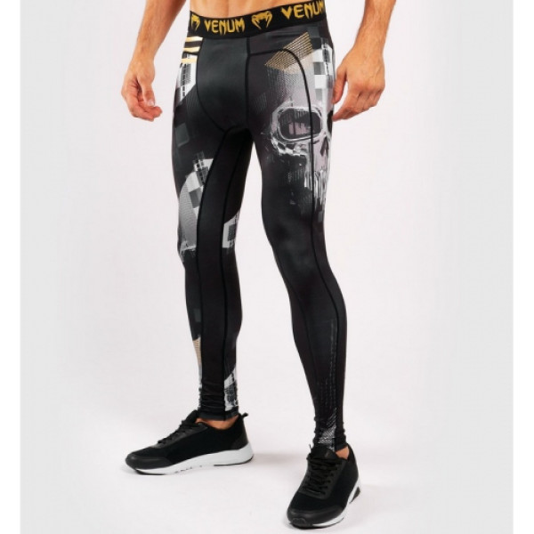 Компресійні штани Venum Skull Tights Black