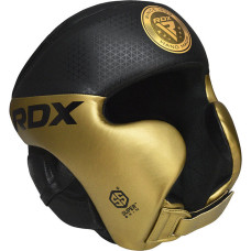 Шолом RDX L1 Mark Pro Cheek Boxing Training Head Guard Golden