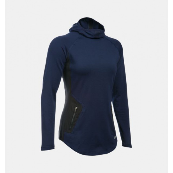 Жіноча спортивна кофта Under Armour Threadborne Balaclava Hoodie Midnight Navy