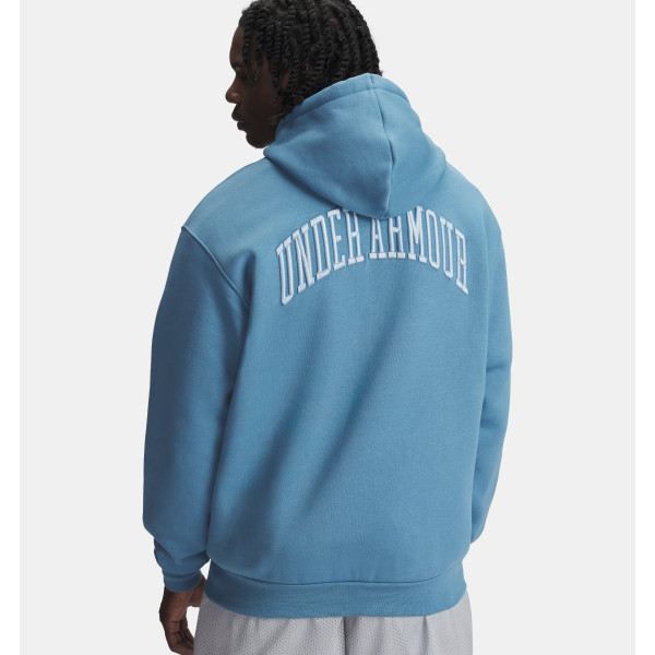 Худі Under Armour Icon Fleece Graphic Blue Smoke Black