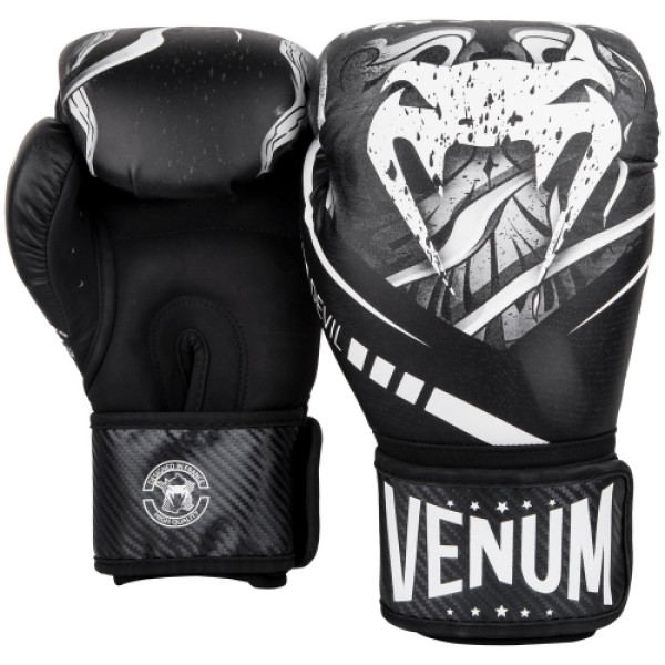 Боксерські рукавиці Venum Devil Boxing Gloves White Black