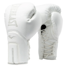 Боксерські рукавиці Everlast Pro Elite 2 Boxing Gloves Laced White