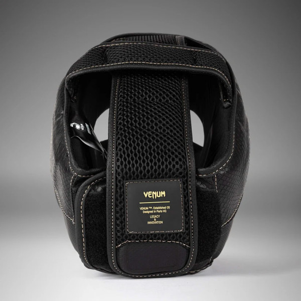 Боксерський шолом Venum Impact Evo Scales Headgear Black