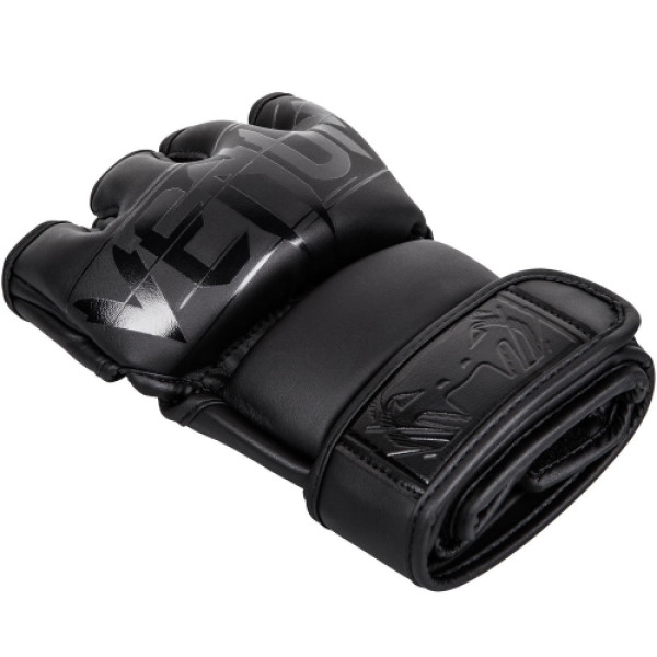Рукавиці Venum Undisputed 2.0 MMA Gloves - Semi Leather Matte Black