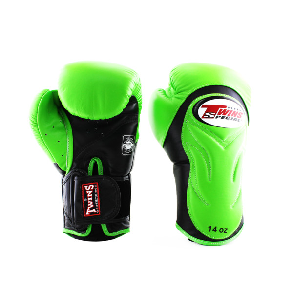 Боксерські рукавиці Twins Velcro Extra Design BGVL6 Black Green