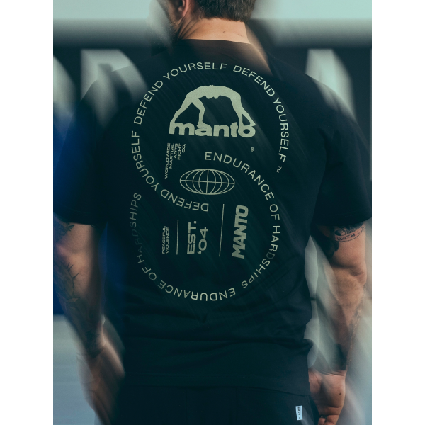 Футболка MANTO T-shirt Ahead Black