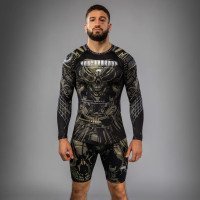 Рашгард Venum Invader Long Sleeve Rashguard Black Sand