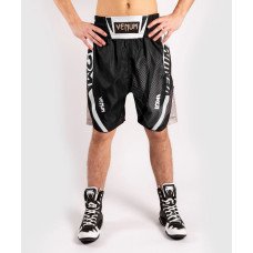 Шорти для боксу Venum Arrow Loma Sіgnature Collection Boxing Shorts Black White