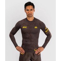 Рашгард UFC Venum FIGHT WEEK 4.0 Men's Long Sleeve Rashguards Dark Brown