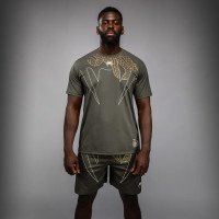 Футболка Venum Serpenti Dry Tech T-Shirt Khaki Bronze Ivory