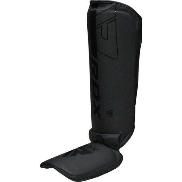 Захист гомілки RDX F6 Kara MMA Shin Instep Guards Matte Black