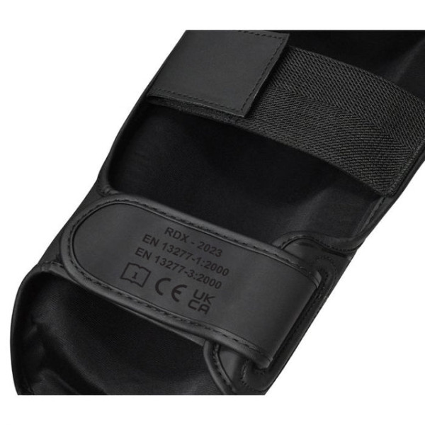 Захист гомілки RDX F6 Kara MMA Shin Instep Guards Matte Black