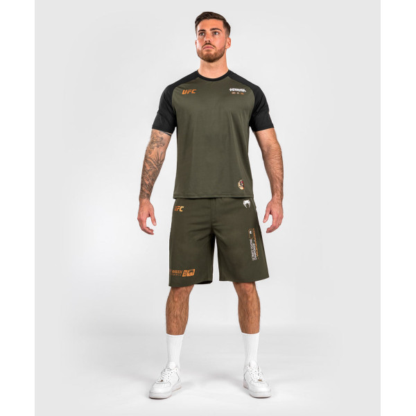 Спортивні шорти Venum UFC Adrenaline Fight Week Men’s Performance Shorts Khaki Bronze