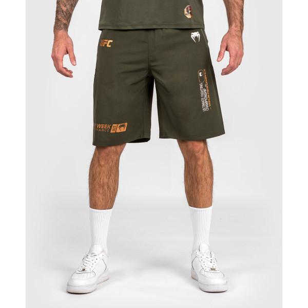 Спортивні шорти Venum UFC Adrenaline Fight Week Men’s Performance Shorts Khaki Bronze