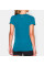 Жіноча футболка Under Armour Womens Slub V-Neck Aqua Blue