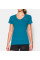 Жіноча футболка Under Armour Womens Slub V-Neck Aqua Blue