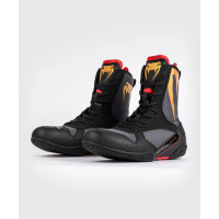 Боксерки Venum Elite Boxing Shoes Storm Grey Gold