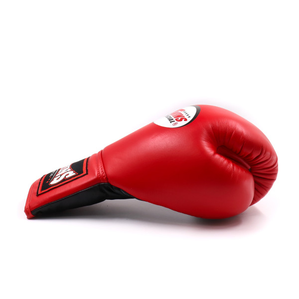 Боксерські рукавиці Twins Lace Up Boxing Gloves BGLL1 Red Black