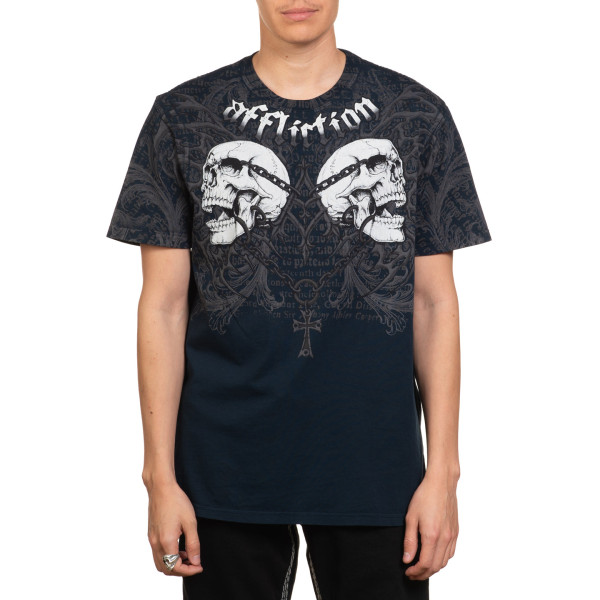 Футболка Affliction Collapse T-shirt Obsidian