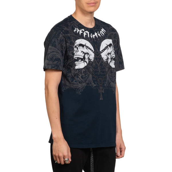 Футболка Affliction Collapse T-shirt Obsidian