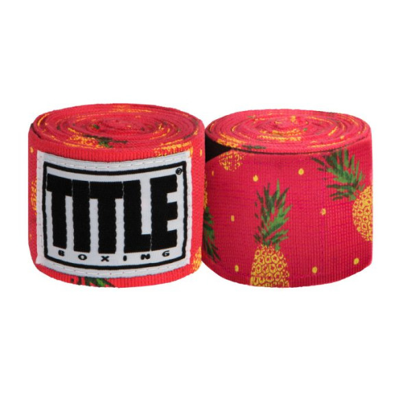 Бинты Title Boxing Print Hand Wraps 180 Pineapple