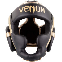 Шолом Venum Elite Headgear Black Gold