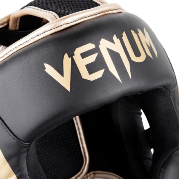 Шолом Venum Elite Headgear Black Gold