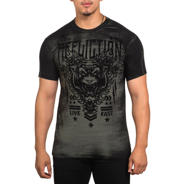 Футболка Affliction Phantom Dawn A25796 Olive