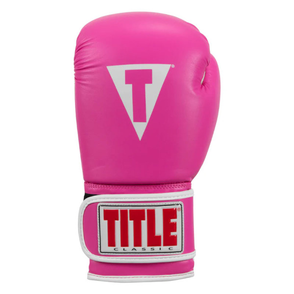 Боксерские перчатки Title Classic Pro Style Training Gloves Pink