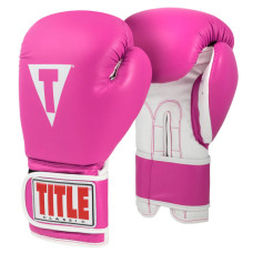 Боксерские перчатки Title Classic Pro Style Training Gloves Pink