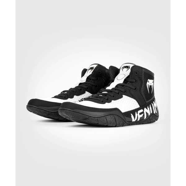 Борцівки Venum Elite Wrestling Shoes Black White
